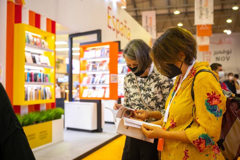 Spain's Minister of Culture and Sports visits  Sharjah International Book Fair 2021