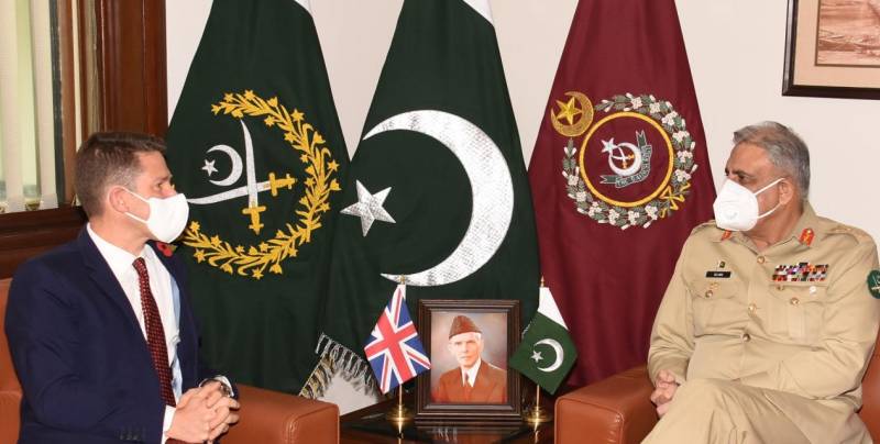 British Ambassador Turner meets COAS Bajwa, lauds Pakistan’s role in Afghanistan
