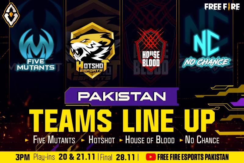 For the first time, 4 teams represent Pakistan at the biggest esports tournament of Asia in 2021