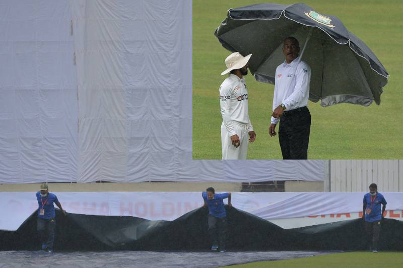 BANvPAK: Rain frustrates Shaheens and Tigers as Day 2 of second Test washed out