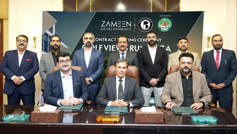Zameen Developments and Bodla Builders sign agreement with DHA Multan to develop Golf Views Rumanza