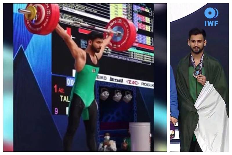 Talha Talib wins Pakistan’s first medal at World Weightlifting Championship
