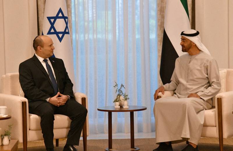 Israeli PM meets crown prince on maiden UAE visit with Iran on agenda
