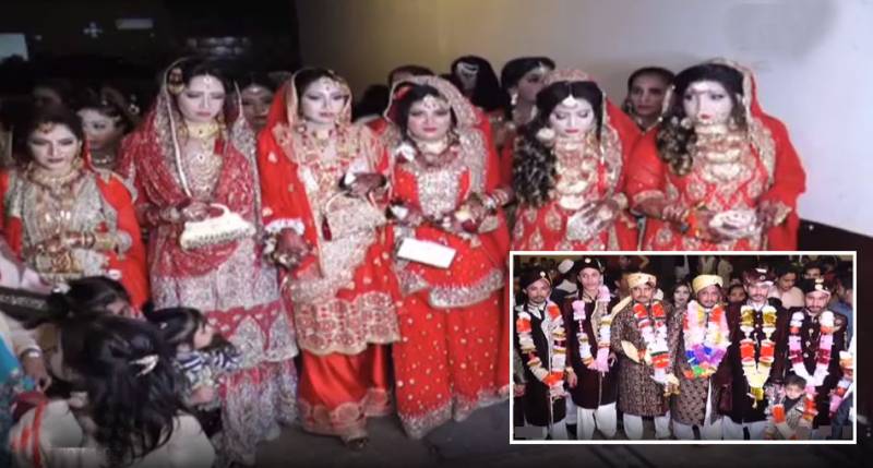 Six brothers wed six sisters in Multan’s mass marriage