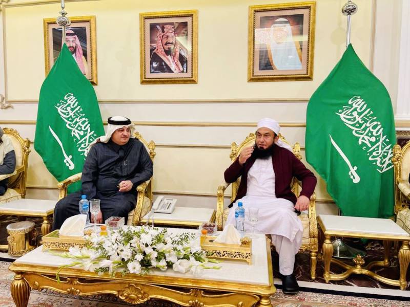 Maulana Tariq Jameel briefs Saudi ambassador about Tablighi activities