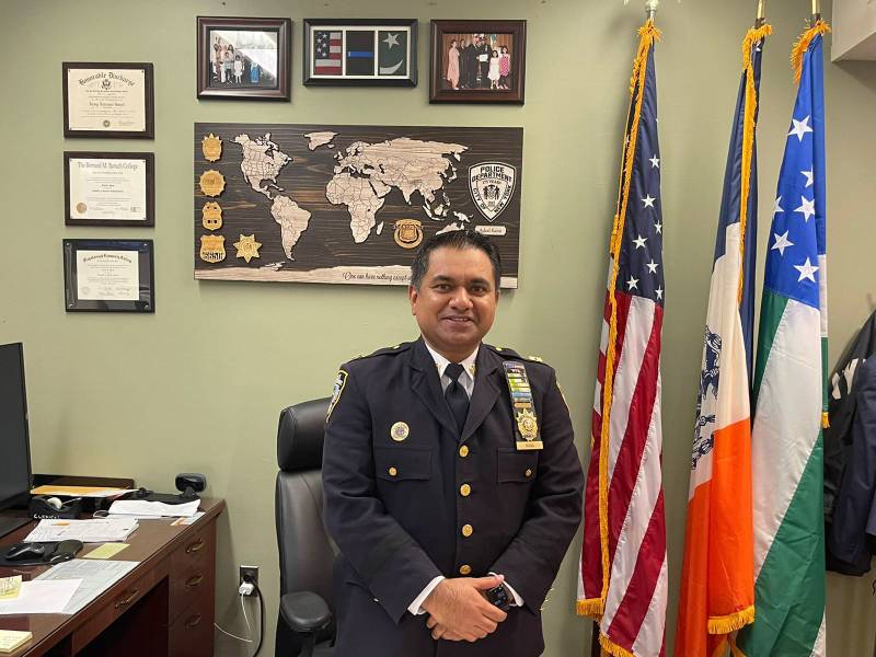 Pakistani-American Adeel Rana makes history as first deputy inspector in NYPD