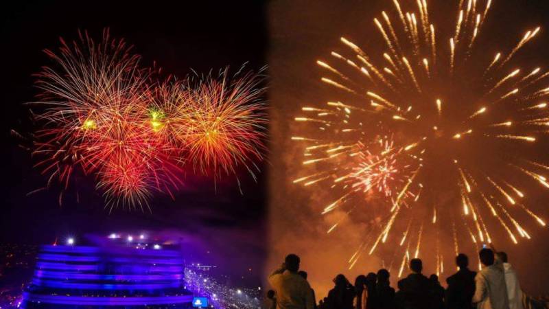 Fireworks light up Pakistan on New Year's eve (VIDEOS)