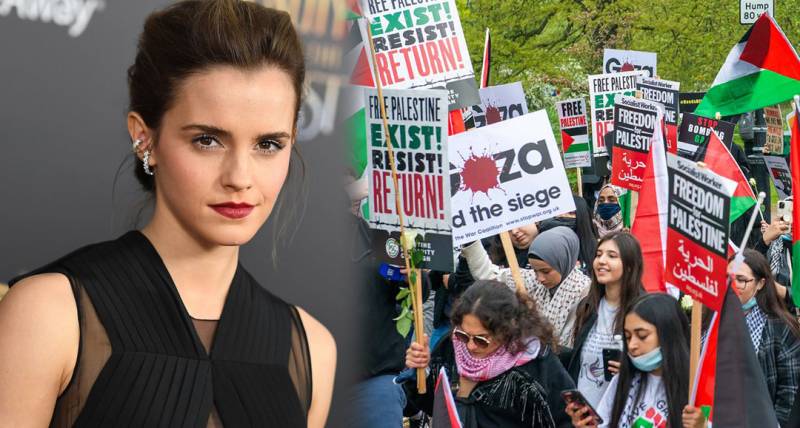 Emma Watson expresses solidarity with Palestinians
