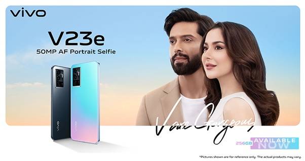 vivo V23e (256GB Version) with 50MP AF Portrait Selfie is now available in Pakistan
