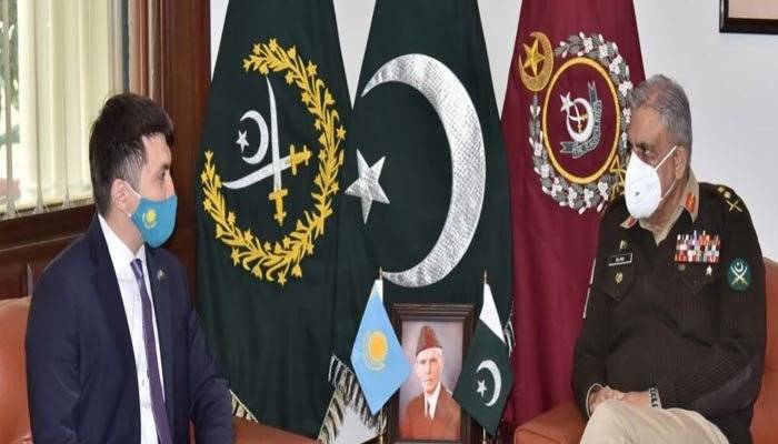 Kazakhstan ambassador meets COAS Bajwa, hails Pakistan’s role in regional stability
