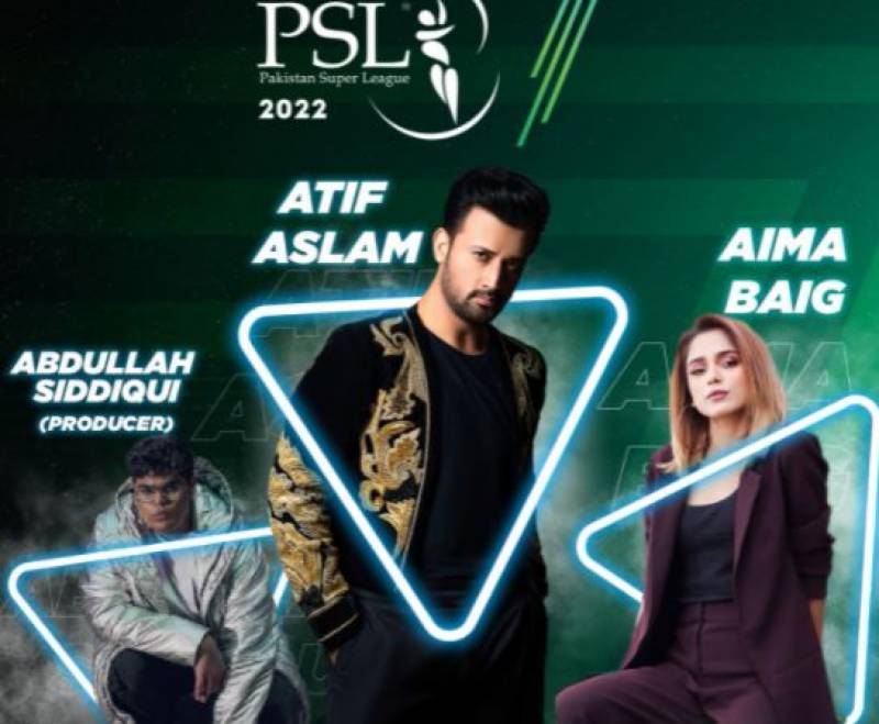 ‘Video’ of PSL 2022 anthem featuring Atif Aslam, Aima Baig leaked online