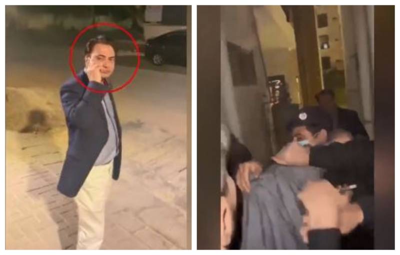 Top Karachi cop 'assaults' neighbour in viral video