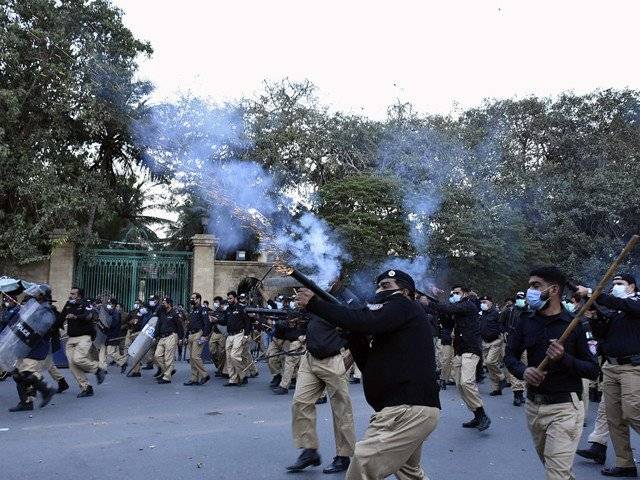 PM Imran takes notice of police violence against MQM-P protest in Karachi