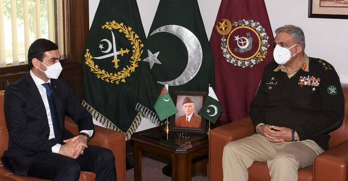 Turkmenistan deputy FM discusses TAPI project with Pakistan Army chief