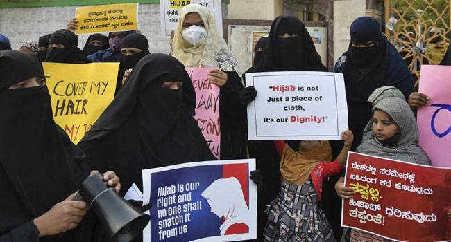 Ban on hijab at schools triggers strong protests by Muslims in Modi's India