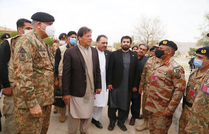 PM Imran Khan, COAS visit Naushki to laud security forces for repulsing terror attacks