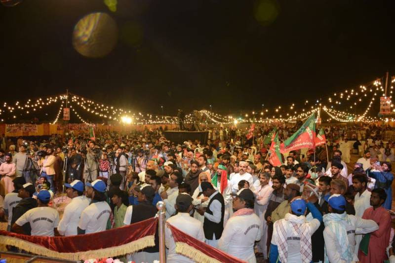 PTI launches Sindh Huqooq March to eliminate ‘Zardari mafia’