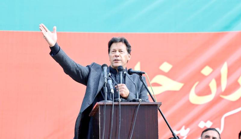 PM Imran dares 'three stooges' in Lower Dir despite ECP warning