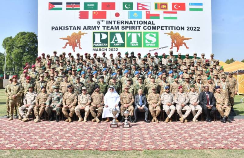 Pakistan Army's multinational Team Spirit Competition 2022 concludes in Pabbi