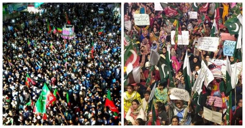 Massive pro-Imran Khan protests held across Pakistan (VIDEOS)