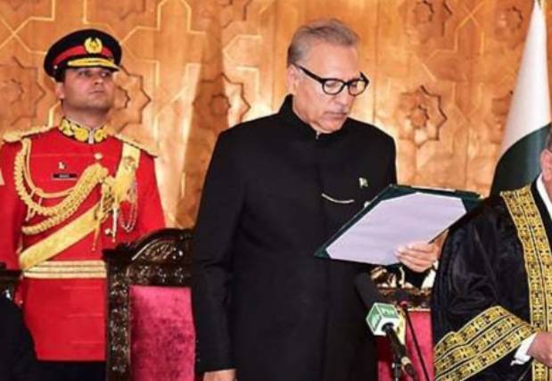 President Alvi not to administer PM Shehbaz's oath as he goes on medical leave