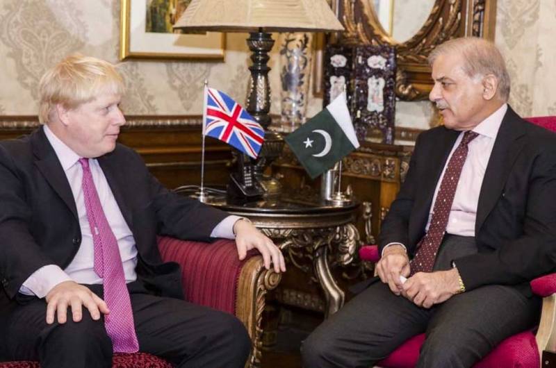 UK PM Boris Johnson greets Shehbaz Sharif, expresses hope for closer ties