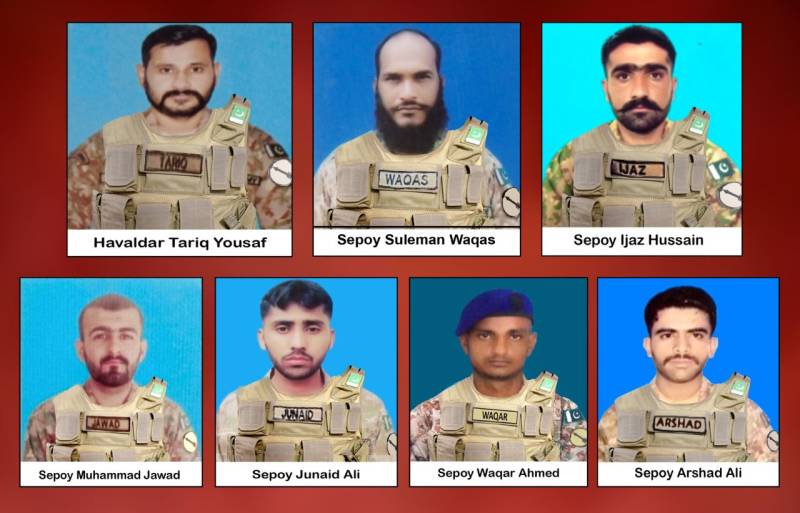 Seven Pakistani soldiers martyred in North Waziristan ambush: ISPR