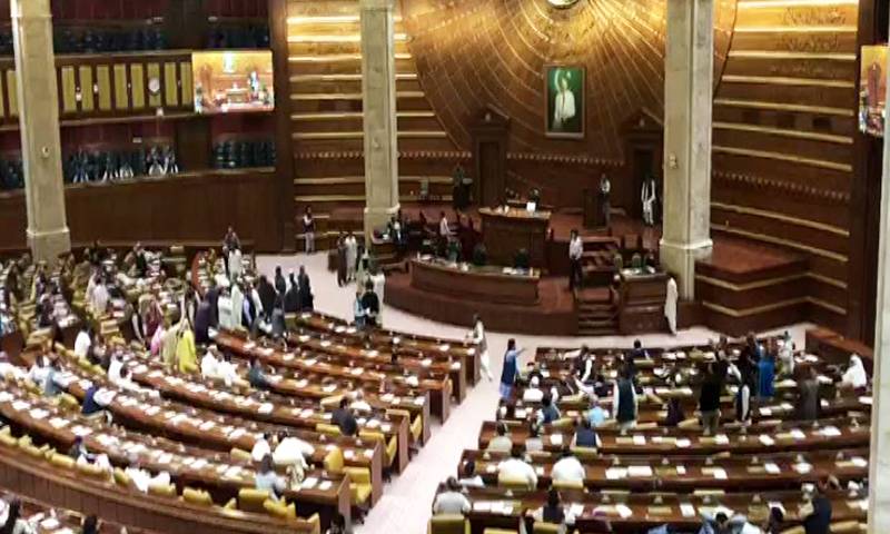 PTI, PML-Q stage walkout amid chaos in Punjab Assembly 
