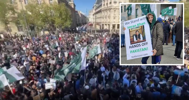 From France to US, PTI supporters hit the streets against Imran Khan’s ouster
