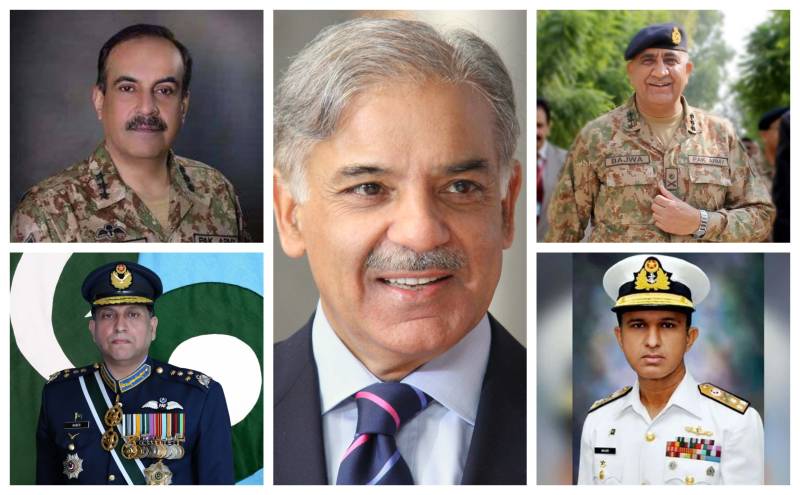 PM Shehbaz phones tri-Services Chiefs to extend Eid greetings