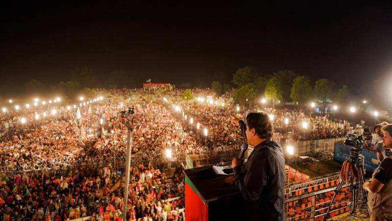 'Shehbaz Sharif is real Mir Jaffar of Pakistan,' Imran Khan tells supporters in Jhelum