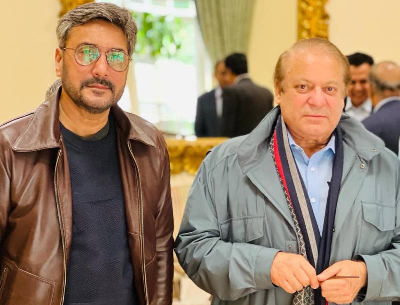 Adnan Siddiqui meets Nawaz Sharif in London, invites him to 'Dum Mastam' screening