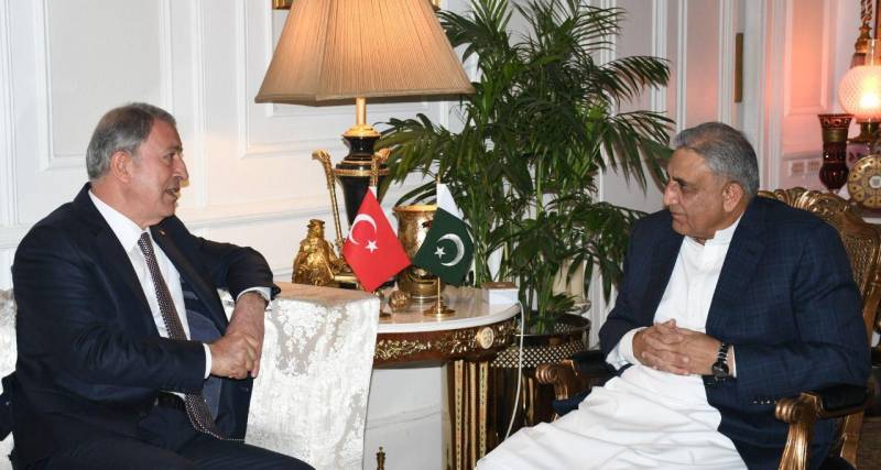 Turkey’s defence minister calls on Pakistan Army chief
