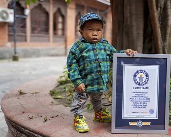 Nepal’s Dor Bahadur Khapangi becomes world’s shortest teenager 