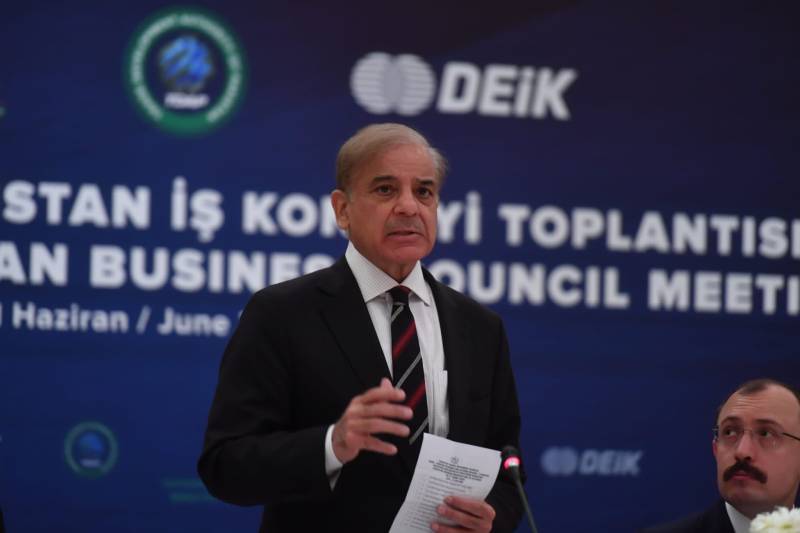 PM Shehbaz woos foreign investors at Pakistan-Turkey Business Council