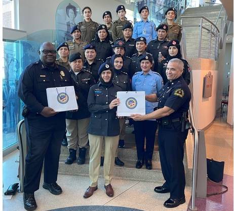 Pakistani female police officers attend US conference on crimes against women