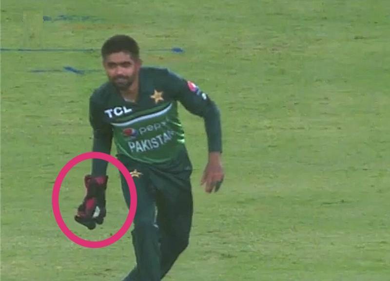Babar Azam’s ‘illegal fielding’ costs Pakistan five runs in 2nd ODI against WI