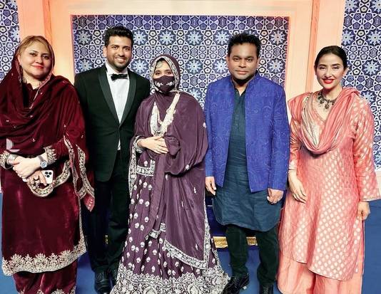 IN PICS: Star-studded wedding reception of AR Rahman’s daughter