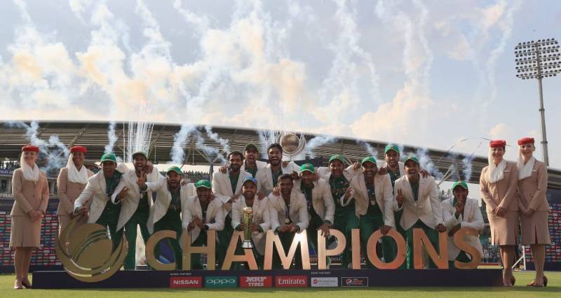 Pakistan relives glorious win against India in the final of the Champions Trophy 2017