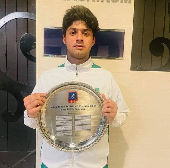 Pakistan’s Noor Zaman bags Asian Junior Squash Championship 2022 title