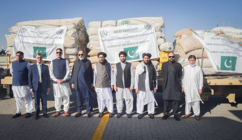 Pakistan sends second tranche of relief goods to earthquake-hit Afghanistan