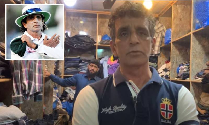 A Pakistani umpire who served on ICC's elite panel now sells second-hand shoes in Lahore's Landa Bazaar