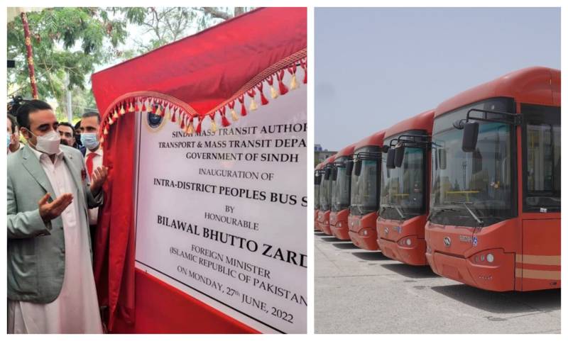 FM Bilawal Bhutto inaugurates People’s Bus Service in Karachi
