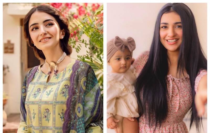 Merub Ali’s cute interaction with Sarah Khan’s daughter wins over internet 