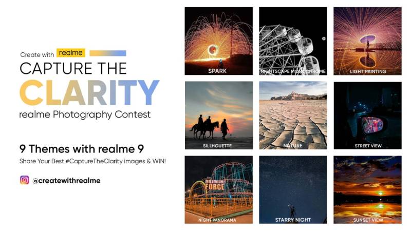 Get a chance to win realme 9 4G with #CapturetheClarity photography competition