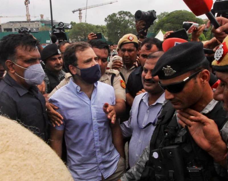 'India is a police state and Modi is king,' says Rahul Gandhi after brief detention