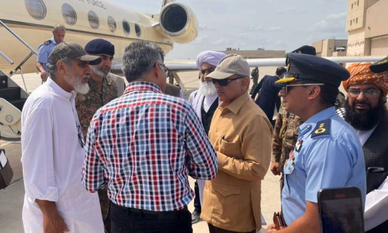 PM Shehbaz reaches flood-hit Balochistan to monitor rescue and relief work