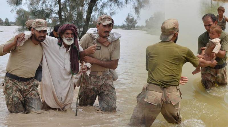 Pakistan Army continues relief efforts in flood-hit regions: ISPR