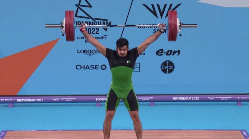 Pakistani weightlifter Haider Ali misses medal after finishing 5th at Commonwealth Games