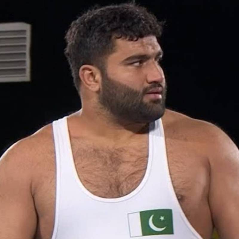 Pakistani wrestler Zaman Anwar wins silver medal at Commonwealth Games